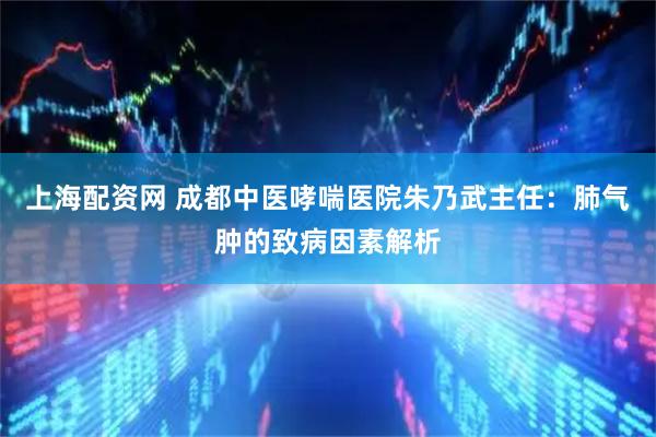 上海配资网 成都中医哮喘医院朱乃武主任：肺气肿的致病因素解析
